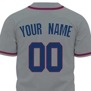 OEM alta calidad 100% poliéster personalizar sublimación béisbol Jersey botón completo transpirable personalizar nombre Jersey - Product Image 6