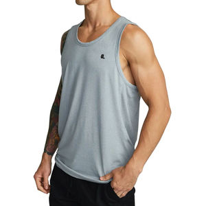 Camiseta sin Mangas Informal, Transpirable y de Secado Rápido para Hombre, de Algodón y Fibra de Bambú para Verano, Calidad Premium, Cómoda - Product Image 2