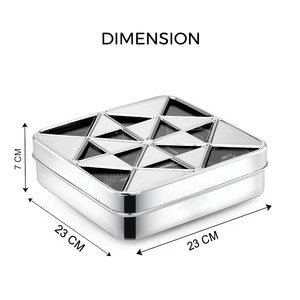 Boîte à épices classique en acier inoxydable armoire de cuisine stockage poudre épices et herbes pour accessoires de cuisine de maison et de restaurant - Product Image 3