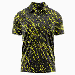 Camiseta de Polo de Golf para hombre de calidad de lujo de Vietnam bordado personalizado e impresión de logotipo en tela de jersey de poliéster Spandex - Product Image 1