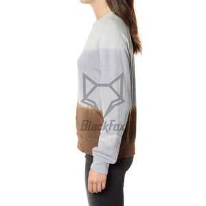 2025 femmes grande taille ajusté décontracté hiver hauts à manches longues sweat avec col rond avant Logo doublé Jersey coupe décontractée - Product Image 2