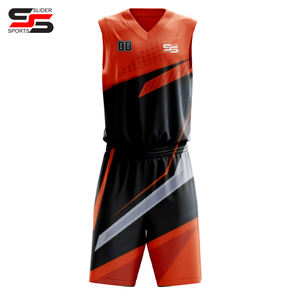 Camiseta de baloncesto para hombre, conjunto de pantalones cortos, ropa deportiva personalizada, camiseta de baloncesto por sublimación, uniforme de baloncesto transpirable de alta calidad - Product Image 1
