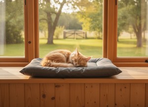 Lit pour animaux de compagnie en tissu Oxford de qualité supérieure « Amistar » 75x55 cm pour chats et petits chiens, OEM/Vente en gros - Product Image 6