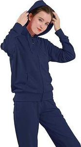 Ensemble de survêtement pour femmes de haute qualité pour la salle de sport ou les loisirs, design léger et respirant, idéal pour les promenades matinales par temps frais - Product Image 4