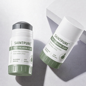Maschera in Stick Purificante OEM 40g con Argilla Glaciale e Carbone Vulcanico per Pulizia Profonda, Rimozione Punti Neri e Riduzione Pori, Etichetta Privata - Product Image 1
