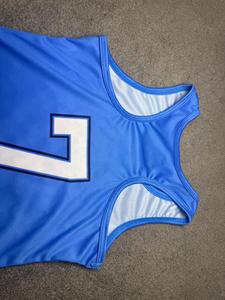 Custom Tank <b>Top</b> Moravia 7 Blue Sublimation Tank <b>Top</b> Women's Casual Summer Quick Dry Polyester O-Neck Sport Jersey - Product Image 3