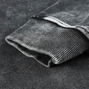 2025 ropa de invierno informal para hombres, sudaderas con capucha de lavado ácido de buena calidad con patrón sólido de algodón 100%, nuevo diseño, serigrafía, venta - Product Image 5