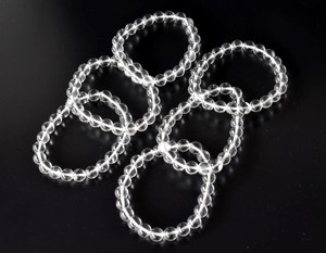 Wholesale Clear Crystal Quartz <b>Healing</b> Crystal <b>Bracelet</b> Bulk Handmade Beaded Stretch <b>Bracelet</b> for Meditation Fashion - Product Image 2