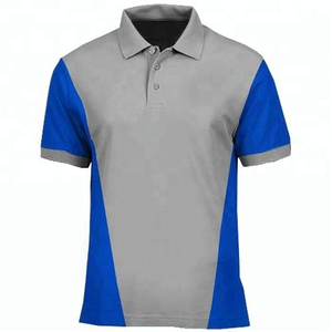 โปโล 86.5% ไนลอน 13.5% spandex PLUS ขนาดเสื้อยืดสําหรับชายเสื้อโปโลชุดกีฬาลําลองปรับแต่งโลโก้ที่ยอมรับได้สีที่กําหนดเอง - Product Image 5