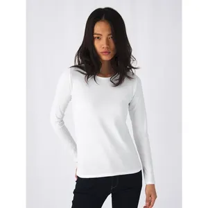 Camiseta Promocional Personalizada B&C # E190 LSL para Mujer para Merchandising - Product Image 4