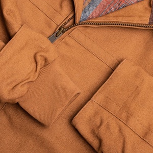 Heavy Duty <b>Canvas</b> Casual <b>Jacket</b> High Quality Short Cotton <b>Jacket</b> <b>Canvas</b> Corduroy Collar <b>Work</b> <b>Jacket</b> for Man - Product Image 6