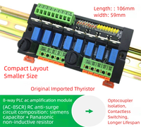 Module de relais à semi-conducteurs AOSI avec optocoupleur, amplificateur de puissance CA PLC 220V, connecteur de contrôle industriel pour PCB RF