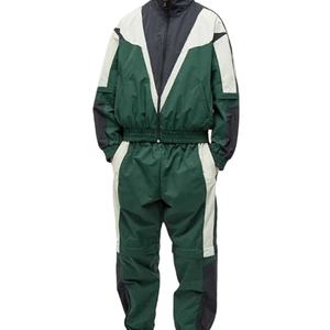 Conjunto Deportivo Cortavientos de Algodón 100% Ecológico para Hombre, Tallas Grandes, Personalizado OEM de Fábrica al por Mayor 2025, Ropa Deportiva para Exteriores - Product Image 1