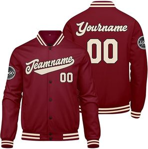 Fashion Jackets <b>Quilted</b> Lining Custom Chenille Patches Letterman College Mens Bomber Baseball Windproof <b>Wool</b> Varsity Jacket - Product Image 4