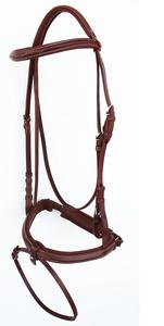 Caballo Snaffle Cuero Brida Fabricante Anatomic Dressage Snaffle Indian Leather - Product Image 4