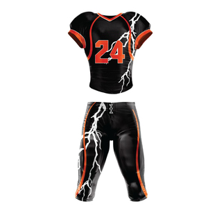 Camiseta de fútbol americano de EE. UU. bordada personalizada, uniforme de equipo impreso transpirable barato para hombres - Product Image 1