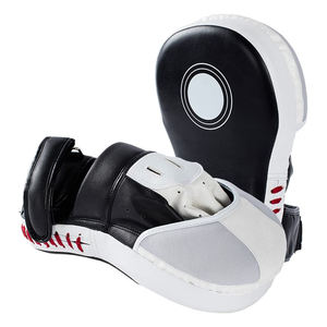 Gants de frappe incurvés en cuir PU, coussinets d'entraînement de mise au point de cible pour boxe karaté MMA Muay Thai Kickboxing coussinets de mise au point - Product Image 1