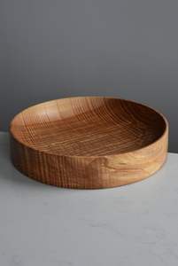 PERFECTA ARTESANÍA VERSÁTIL Tazón de masa de madera Hecho a mano para frutas o ensaladas Tazón de granja rústico vintage de alta calidad - Product Image 3