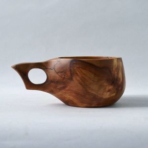 <b>Japanese</b> Style PREVENT Natural Wood Tea Cup Wooden <b>Mug</b> for Hot & Cold Wine Coffee Water Drinks for Home or Office Use - Product Image 1
