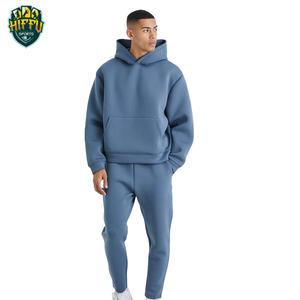 Nueva moda unisex pulóver conjuntos de chándal acampanados con logotipo personalizado precio de fábrica bajo para hombres - Product Image 1