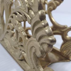 Servilletero Decorativo de Diseño con Acabado Dorado, Ideal para Eventos, Restaurantes y Recepciones Festivas, Venta al por Mayor desde India - Product Image 4