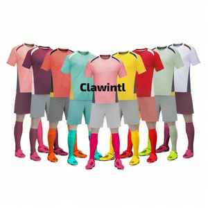 Conjunto de uniforme de fútbol con logotipo personalizado y número de tarifa al por mayor, ropa de fútbol de poliéster transpirable, chándal de corte automatizado para hombre 2025 - Product Image 2