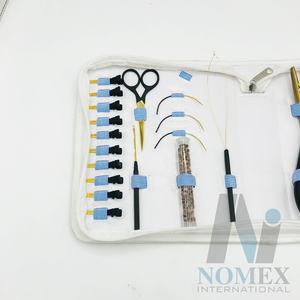 Pinzas metálicas para seccionar el cabello Pinzas metálicas largas de acero inoxidable de grado quirúrgico para pelos de mujer a precio mayorista - Product Image 6