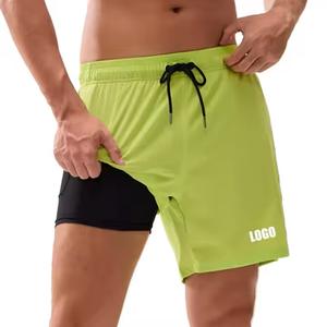 Pantalones Cortos Deportivos de Compresión para Hombre, Diseño Personalizado, Secado Rápido, Transpirables, para Playa, Gimnasio, Correr, Nadar - Product Image 5