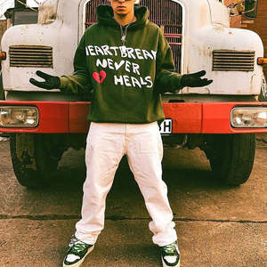 Sudadera con Capucha Corta de Algodón de Alta Calidad, con Cierre, Gruesa, 500GSM, Estilo Holgado, Lisa, Teñida, para Hombre, Invierno, Y2K - Product Image 4