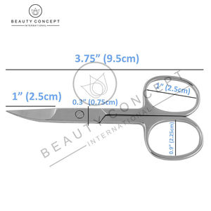 Tijeras para Cutículas Duraderas de Acero Inoxidable de Alta Calidad para Diestros con Grabado de Logotipo Personalizado y Hoja Recta para Pedicura Sostenible - Product Image 4