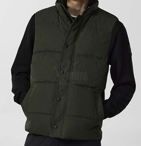 2025 vente chaude personnalisé col rond hommes léger imperméable bouffant gilet respirant vêtements d'extérieur pour l'hiver - Product Image 2