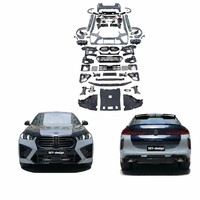 Kit carrosserie X6M 2024 pour mise à niveau X6 2019-2022, comprenant phares, pare-chocs avant, diffuseur arrière et embouts d'échappement