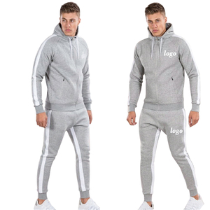 2025 mode hommes polaire décontracté chaud fermeture éclair survêtement deux pièces ensembles hommes survêtements fabriqués à Sialkot Pakistan - Product Image 5