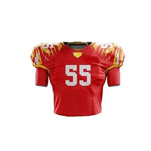 En precios bajos, conjuntos de uniformes americanos de tendencia, diseño personalizado, venta al por mayor, práctica juvenil, sublimación, camiseta de fútbol americano - Product Image 5