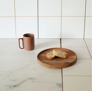 Plateau de service en bois naturel écologique, plat rectangulaire en bois pour apéritifs et boissons, plateau de rangement durable pour la cuisine et la salle à manger - Product Image 6