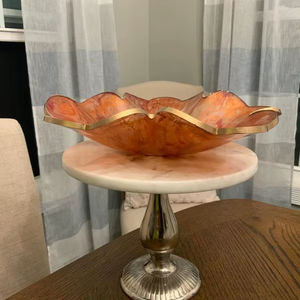 Tazón de Resina Artesanal de Alta Calidad, Decorativo con Superficie Lisa, Modelo de Comida para Decoración de Interiores y Estilismo - Product Image 1