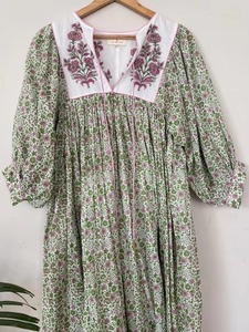 Nouvelle arrivée Robe complète Kurti Prix bon marché Vêtements ethniques Vêtements d'occasion pour femmes Robes longues Robe Maxi - Product Image 3
