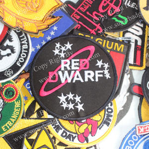 Écussons brodés 3D personnalisés écologiques, finition haute brillance, designs uniques, logos, décorations perlées, badges à coudre, durables - Product Image 5