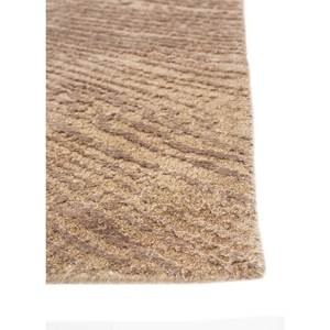 Uvenuti Abstract Pattern Beige & <b>Brown</b> Hand Knotted <b>Wool</b> & Bamboo Silk Rug for Home LRB-5005 - Product Image 4