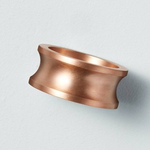 Anneau de serviette en cuivre, taille personnalisée, meilleure qualité, anneau de serviette en cuivre moderne, vaisselle, pièce de décoration à vendre - Product Image 1