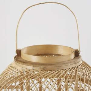 Haute bonne qualité bambou rotin lanterne décorative suspendue lanterne taille personnalisée pour la décoration de jardin - Product Image 3