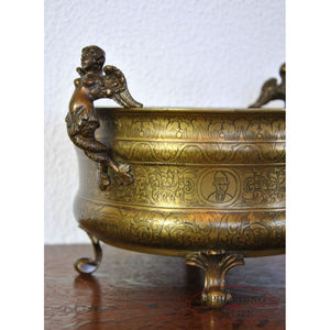 Jardinières en métal personnalisables en laiton plein air décoratif jardin Pots de fleurs forme jardinière et Pots pour présentoir de fleurs - Product Image 2