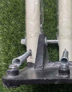 Ensemble de souches de ressort en bois de cible de Base en métal robuste équipement d'entraînement de pratique de cricket en gros - Product Image 3