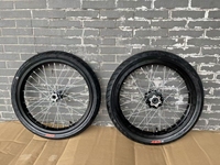 Ensemble de roues universelles Supermoto JFG Surron Light Bee, moyeu usiné CNC, jante en aluminium, pneu CST Street, pièces de conversion pour moto tout-terrain