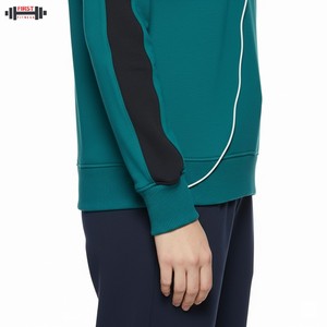 Sweat à capuche zippé intégral pour femme en polyester/coton, polaire de haute qualité, coupe oversize, imprimé en relief, motif uni, hiver, 2 pièces devant - Product Image 5