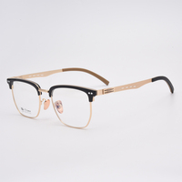 VisualMate Nueva llegada Diseño Listo stock Monturas de gafas de titanio no magnéticas