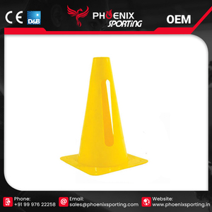 กรวยนิรภัยฝึกความคล่องตัว,กรวยสำหรับฝึกเบสบอลมาร์กเกอร์จราจร - Product Image 6