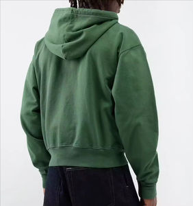 Sudadera con cremallera de lavado ácido para hombre, fabricante de alta calidad, de lavado ácido Sudadera con capucha, cremallera, sudadera Vintage, logotipo personalizado Unisex - Product Image 6