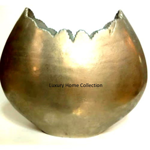 New Antique Design <b>Set</b> of <b>3</b> Metal Durable <b>Vases</b> Brown and Silver Color Shade Floor <b>Vase</b> Handmade Heavy Duty Garden Ware Supplies - Product Image 2
