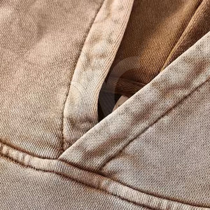Sudadera con Capucha Vintage para Hombre, Lavado Ácido, con Bolsillo Canguro y Cordones Ajustables, Ideal para Looks Urbanos a la Moda - Product Image 6